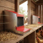 Volaille Pondoir galvanisée, Pondoir pour Poules idéal pour 4/6 Poules, Nichoir pour Poules 26x50x44 cm