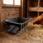 Poneduro per Galline, 26 x 34 x 12 cm. Vassoio per pPosa Galline di Plastica adatto per adattarsi al suolo