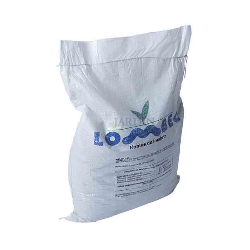Vermicompost worm humus 15Kg, 25 lts Vermicompost worm humus 15Kg, 25 lts