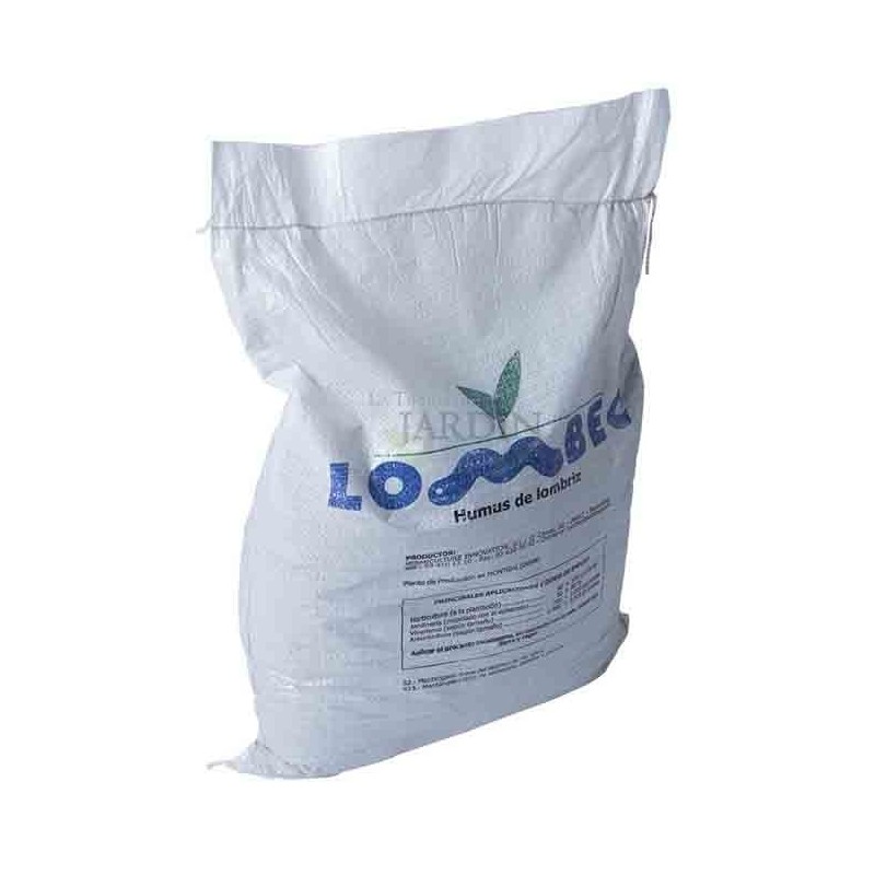 Húmus de minhoca 16 kg, 25 litros Lombec