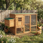 Lyon wooden chicken coop 98x76x103 cm