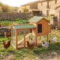 Gabbia per Galline in Legno Dublin 227x94x151 cm | Casetta per Galline con Tetto Impermeabile e Pieghevole | Spaziosa e Resisten Gabbia per Galline in Legno Dublin 227x94x151 cm | Casetta per Galline con Tetto Impermeabile e Pieghevole | Spaziosa e Resisten