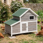 Wooden chicken coop France 119x77x98 cm
