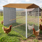 Parque para Aves de Corral 150x80x110 cm | Hábitat Ideal para Gallinas, Pájaros y Aves de Corral | Resistente y Polivalente