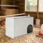 Nido Interior para Gallinas 78x40x50 cm con Bandeja Extraíble | Refugio para Aves, Nido Avicope Blanco para Gallinas