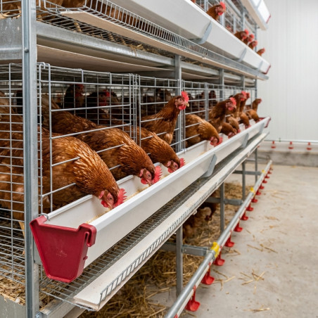  Alimentatori a batteria per galline ovaiole