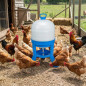 Bebedero para Gallinas 30 litros Plastico con Patas 46x72 cm | Bebedero para 15-18 Aves de corral | Bebederos para Granja