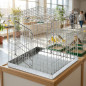 Exhibition cage with door for birds 60x60 cm
