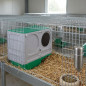 Nest Cage rabbits 43x28x37 cm
