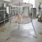 Cylinder rabbit cage 69x44 cm Cylinder rabbit cage 69x44 cm