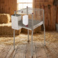 Rabbit cage with legs
