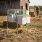 Rabbit cage with legs and nest