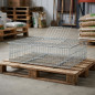 Metal animal transport cage 73x52x20 cm