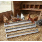 Metal Chick Feeder 100 cm Wide Grid Metal Chick Feeder 100 cm Wide Grid