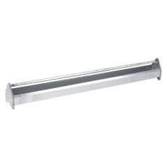 Comedouro para galinhas em chapa galvanizada 100x10x13 cm
