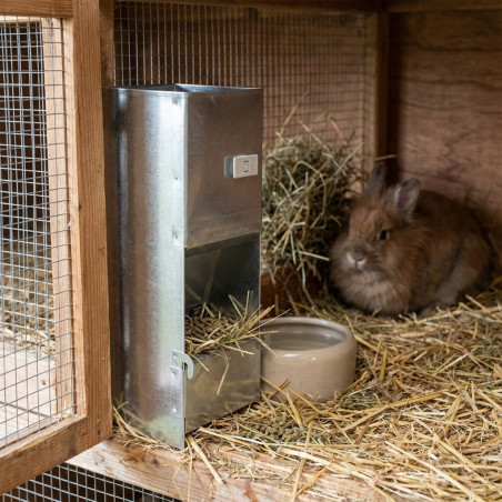  Futtertrichter zur Abgabe von Futterkaninchen 1 Loch