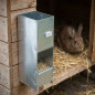 Rabbit food dispenser hopper feeder 1 hole