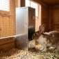 Distributeur de nourriture pour lapin trémie d'alimentation 1 trou