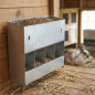 Rabbit food dispenser hopper feeder 4 holes