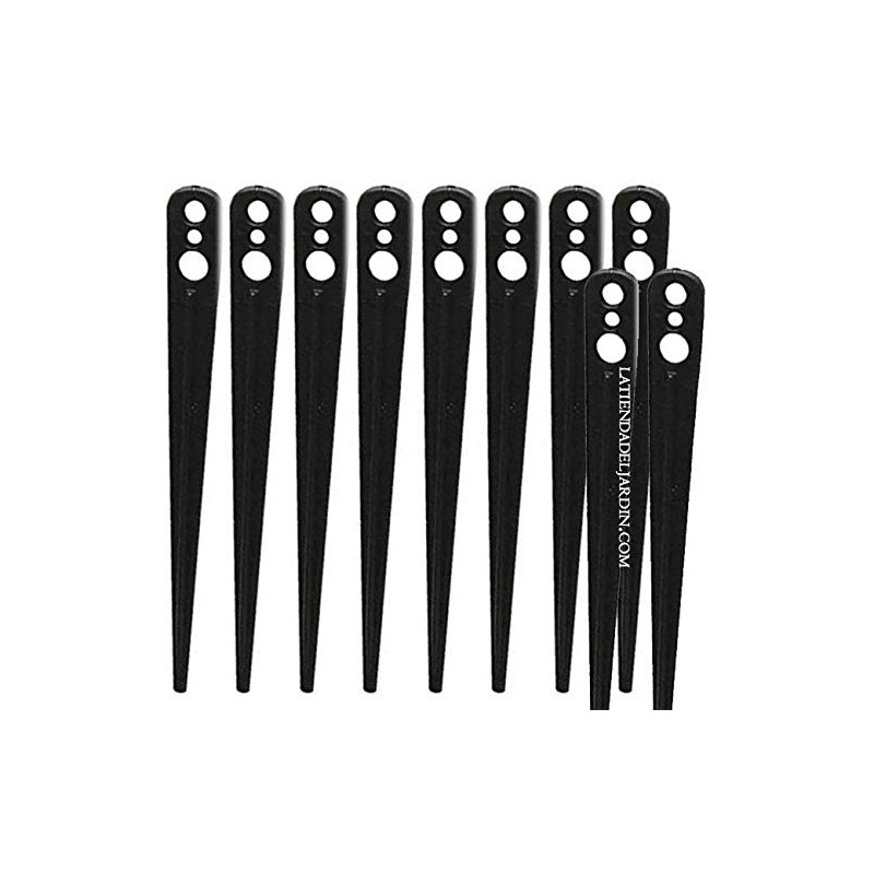 25 Stück Tropfbewässerungs-Spikes für Mikroschlauch 0-7mm, Erdspieße zur Befestigung im Boden