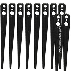 Lot de 10 Crampon microtube conducteurs de 0 à 7 mm. Piquet de microtubes à fixer à la Terre