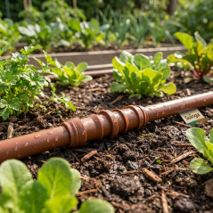 Drip irrigation link 16mm brown