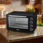 Forno Elettrico 60 Litri Nero 2500W Convezione e Rustipollo, 64 x 46 x 40 cm