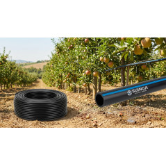 Tubo de irrigação por gotejamento de 16 mm | 400 metros de linha de gotejamento autocompensante a cada 75 cm | Tubo de gotejamen