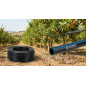 Tubo de irrigação por gotejamento de 16 mm | 400 metros de linha de gotejamento autocompensante a cada 75 cm | Tubo de gotejamen