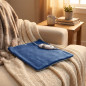 Coussin chauffant lombaire pour le dos, 40x32cm, Thulos 60W. Housse lavable. Protection contre la surchauffe