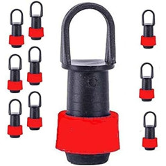 Pacote com 100 plugues de fita para irrigação por gotejamento de 16 mm