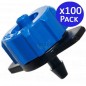 Pack 100 Gotero Autocompensante 8 Litros | Goteros desmontables para Riego, Plantas, Macetas, Microtubo y Tuberia 16mm Pack 100 Gotero Autocompensante 8 Litros | Goteros desmontables para Riego, Plantas, Macetas, Microtubo y Tuberia 16mm