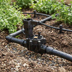 Pacote com 4 Válvulas Solenoides de Irrigação de Baixo Fluxo Rain Bird 3/4" 24V LFV | Eficientes para Sistemas de Irrigação