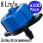 16mm drip pipe 100 meters + 100 self-compensating drippers 8 l / h removable 16mm drip pipe 100 meters + 100 self-compensating drippers 8 l / h removable