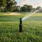 Aspersor Rain Bird Falcon 6504 Angulo ajustable, Rosca hembra 1'', Alcance 11,9 a 19,8 m, para campos de golf y deportivos
