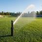 Aspersor Rain Bird 8005, ângulo ajustável, rosca fêmea de 1", alcance de 40 a 80 pés, campos de golfe e campos esportivos