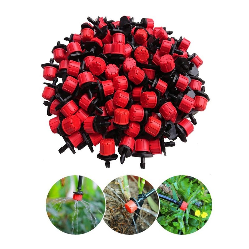 Lot de 1000 Goutteur Réglable 0-70 l/h pour arrosage, Système D'arrosage Automatique, Tuyau Egouttement. Utilisé dans les jardin Lot de 1000 Goutteur Réglable 0-70 l/h pour arrosage, Système D'arrosage Automatique, Tuyau Egouttement. Utilisé dans les jardin