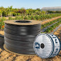 Irrigação por gotejamento de fita plana 16 mm, tubo de irrigação por gotejamento a cada 30 cm, 1400 m, tubo agrícola plano com v