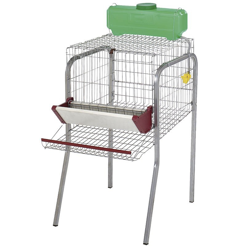 Batterie des Poules Pondeuses idéal pour 5 Poules, Cages pour poules pondeuses en batterie, 56x70x95 cm