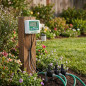 Kit controlador de irrigação alimentado por bateria Rain Bird WPX6 + 6 válvulas solenoides de irrigação 100HV 9V 1''