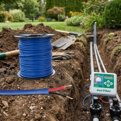 Cable electrico manguera electricidad 2 x 2,5 mm2, 500 metros