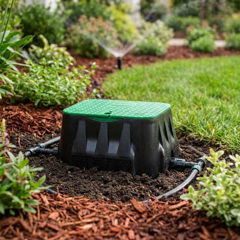 Caixa de irrigação retangular Rain Bird VBA02674 505x370x305 mm