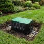 Rain Bird Garden Irrigation Valve Box 630x480x305 mm | Rectangular Irrigation Valve Box for Solenoid Valves or Buried Irrigation