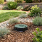 Arqueta de Riego Jardin 25x33 cm | Arqueta Riego Circular para Electrovalvulas | Arquetas de Riego con Tapa Jardin