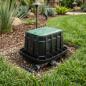 Arqueta de Riego Jardin 59x49x31 cm | Arqueta Riego Rectangular para Electrovalvulas | Arquetas de Riego con Tapa Jardin