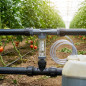 Iniettore di fertilizzante 3/4'' 25Ø 2 mm. Portata massima irrigazione 380 l/h e fertilizzante 40 litri a 3 bar di pressione