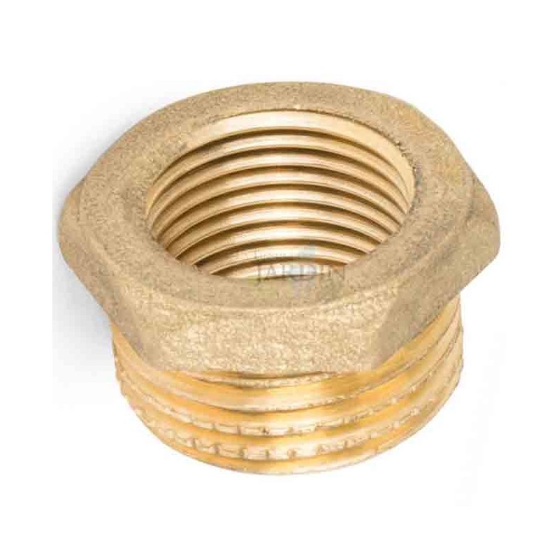Brass nut 1/2" male x 1/4" female Brass nut 1/2" male x 1/4" female