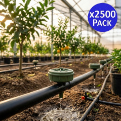 Lot de 2500 Goutteur autorégulant Netafim 4 l/h, Goutteurs d'irrigation en ligne système micro, Goutteur pour arrosage agricole