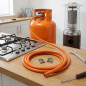 Kit regulador de gás butano e propano para fogões | Adaptador de gás para casa e áreas externas