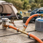 Support en T pour gaz 9 mm | Raccord pour tuyau de gaz butane | Raccord en laiton | Adaptateur pour cuisine, camping et eau Support en T pour gaz 9 mm | Raccord pour tuyau de gaz butane | Raccord en laiton | Adaptateur pour cuisine, camping et eau